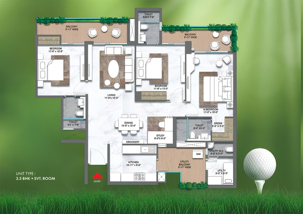 M3M GOLF ESTATE 2