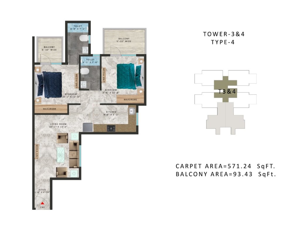 Pareena Om Apartments